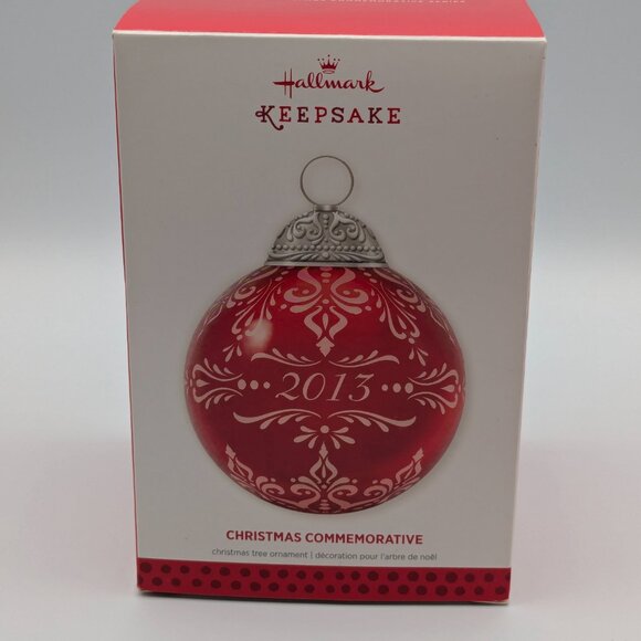 Hallmark Keepsake Christmas Commemorative 2013, 1st in Series, Red Glass Ball - Picture 6 of 10